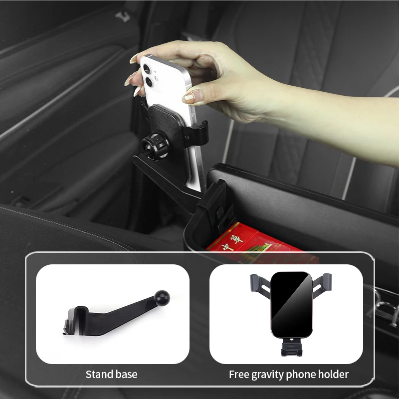 Car Organizer Dashboard Storage Box For BMW X5 G05 G06 X7 G07 2019-2022 LHD 12.3inch Screen Multimedia Navigation Phone Holder