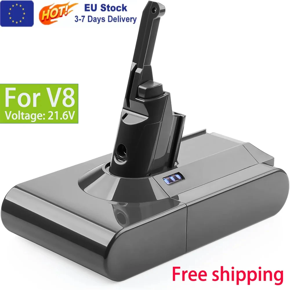 بطارية ليثيوم 12800 مللي أمبير في الساعة 21.6 فولت، مناسبة لقطيفة الحيوانات V8 والمراتب والمكانس الكهربائية ذات الكابلات اللاسلكية المطلقة #1