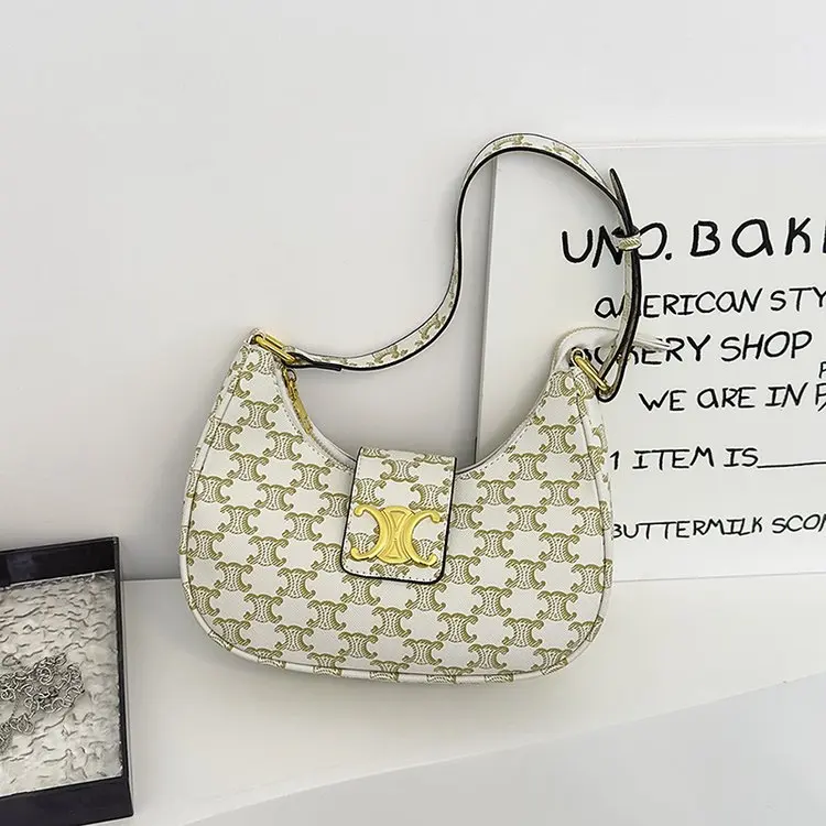 حقيبة هلال كلاسيكية جديدة لعام 2025 للنساء - جلد ممتاز، أنيقة للاستخدام المحمول والإبط والكتف والجسم