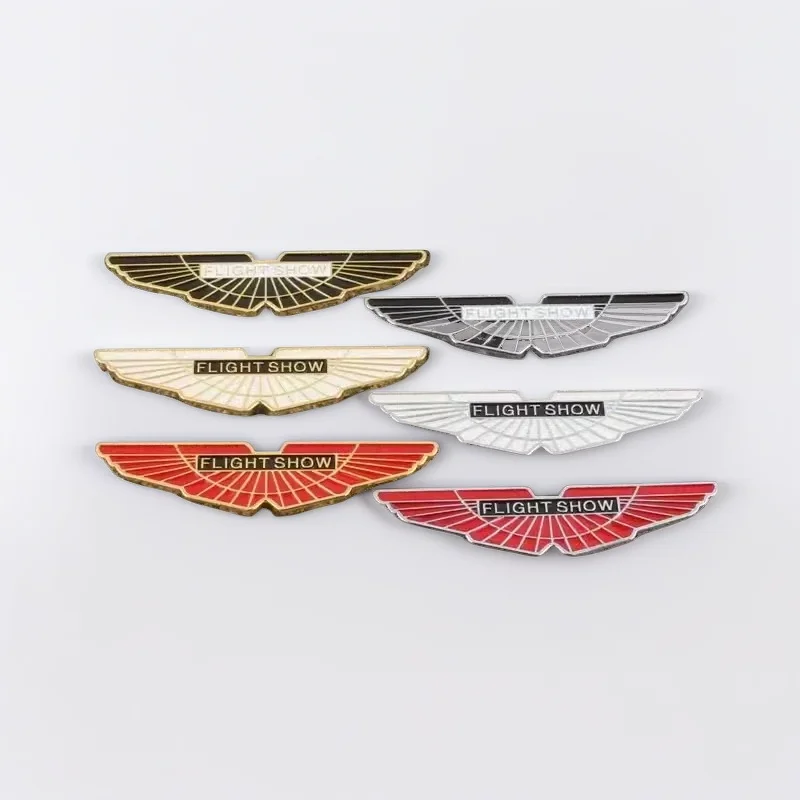 ثلاثية الأبعاد سيارة معدنية الحصير شعار رئيس ل أستون مارتن DB S 11X9 V12 Zagoto Virage Lagonda Vanquish Rapide One-77 ملصقات