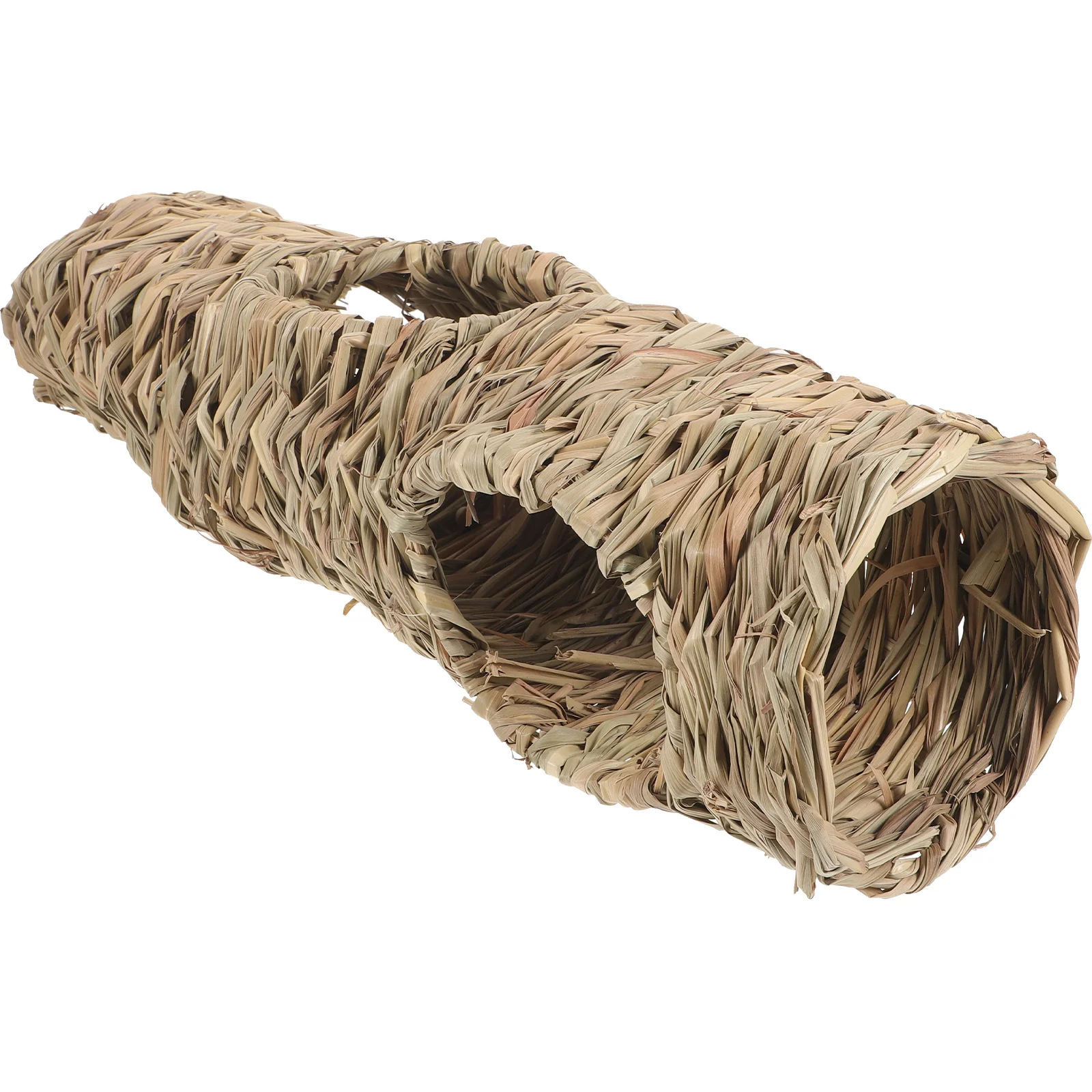 

Straw Toy Tunnel Hand Woven Hamster Tunnels Tubes Practical Squirrels