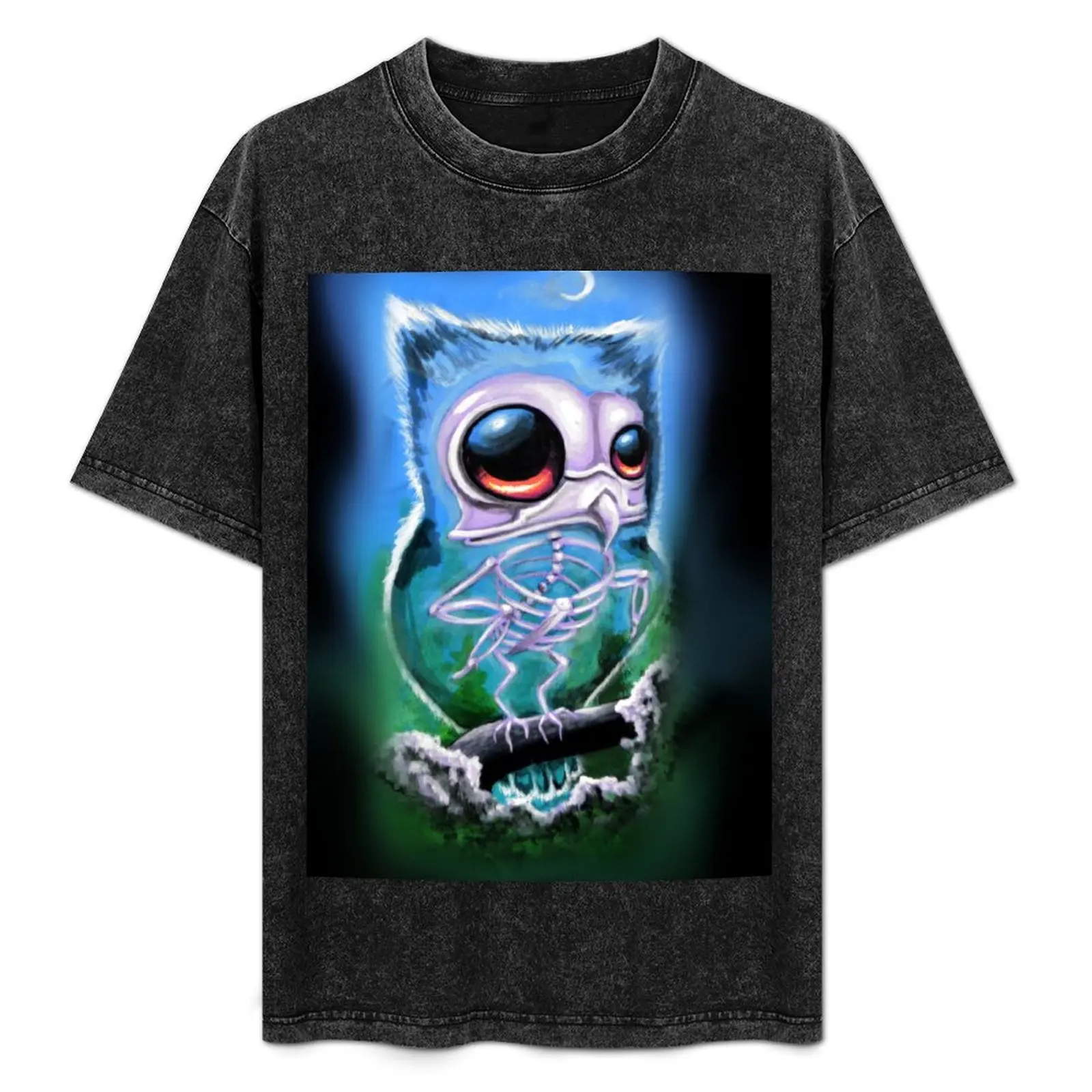 

skeletonowl T-Shirt t shirt man cotton t shirts for man cotton T-Shirt
