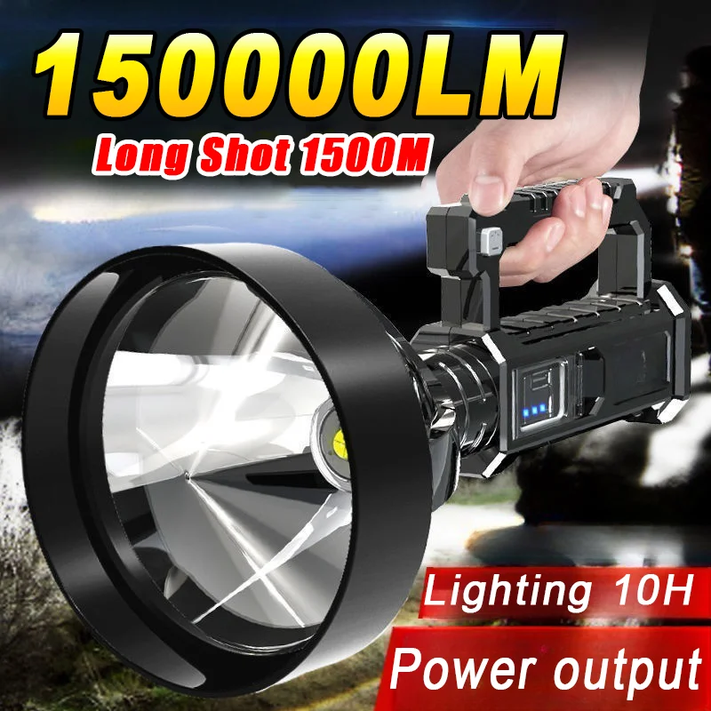 �y�Z�[�����z150000 LM ���͂� LED �����d���n���h�w���h�T�[�`���C�g�[�d���X�^���h�t�������P�x��ƃg�[�`�|�[�^�u�����O�����^��