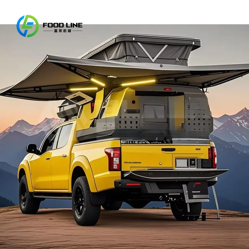Customized Pop Up Camper for Pickup Truck Hard Side Tent Outdoor Travel Adventure aliexpress custom stickers slide on flat bed