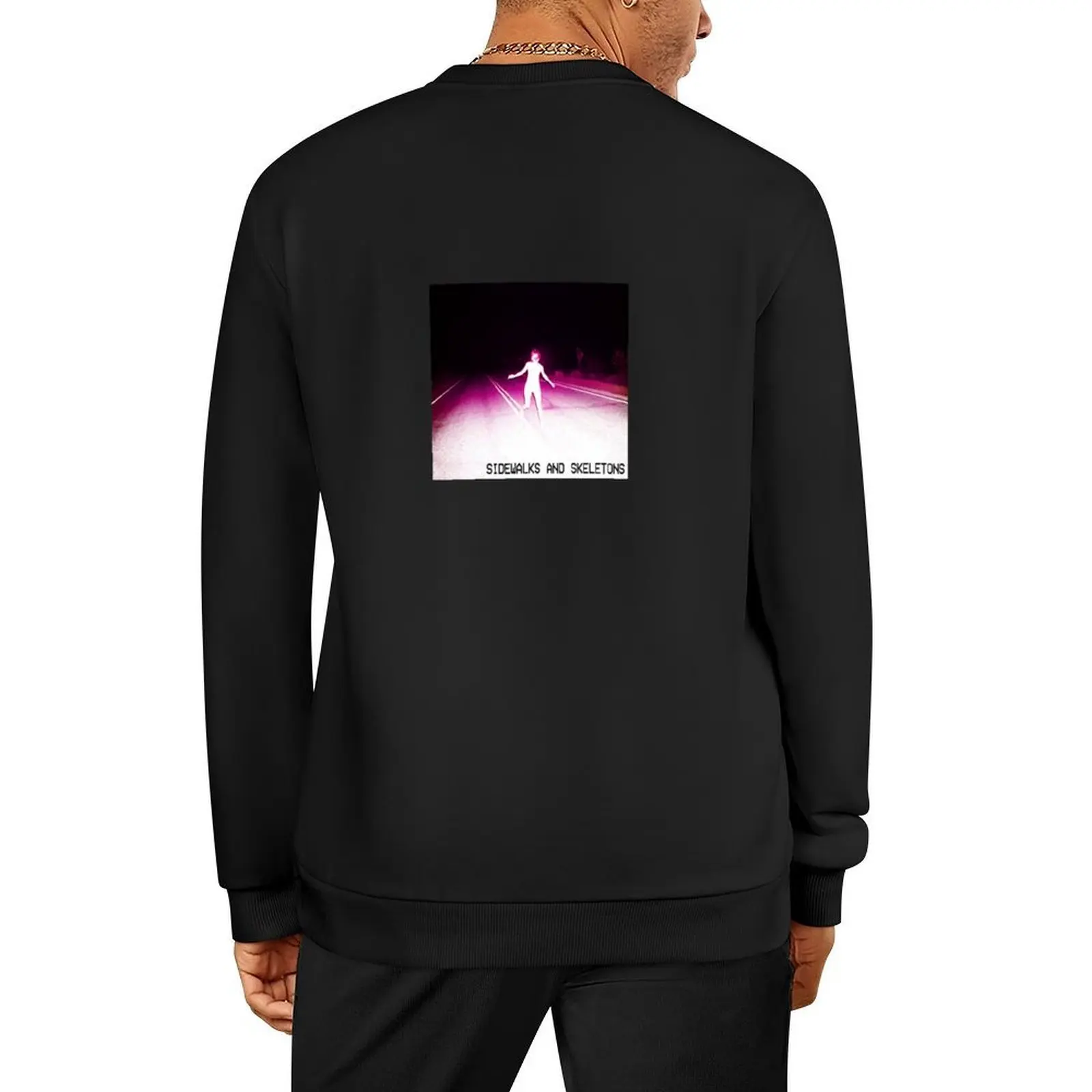 Sidewalks and Skeletons White Light Pullover autumn jacket men mens clothing anime clothes winter clothes sweatshirts men