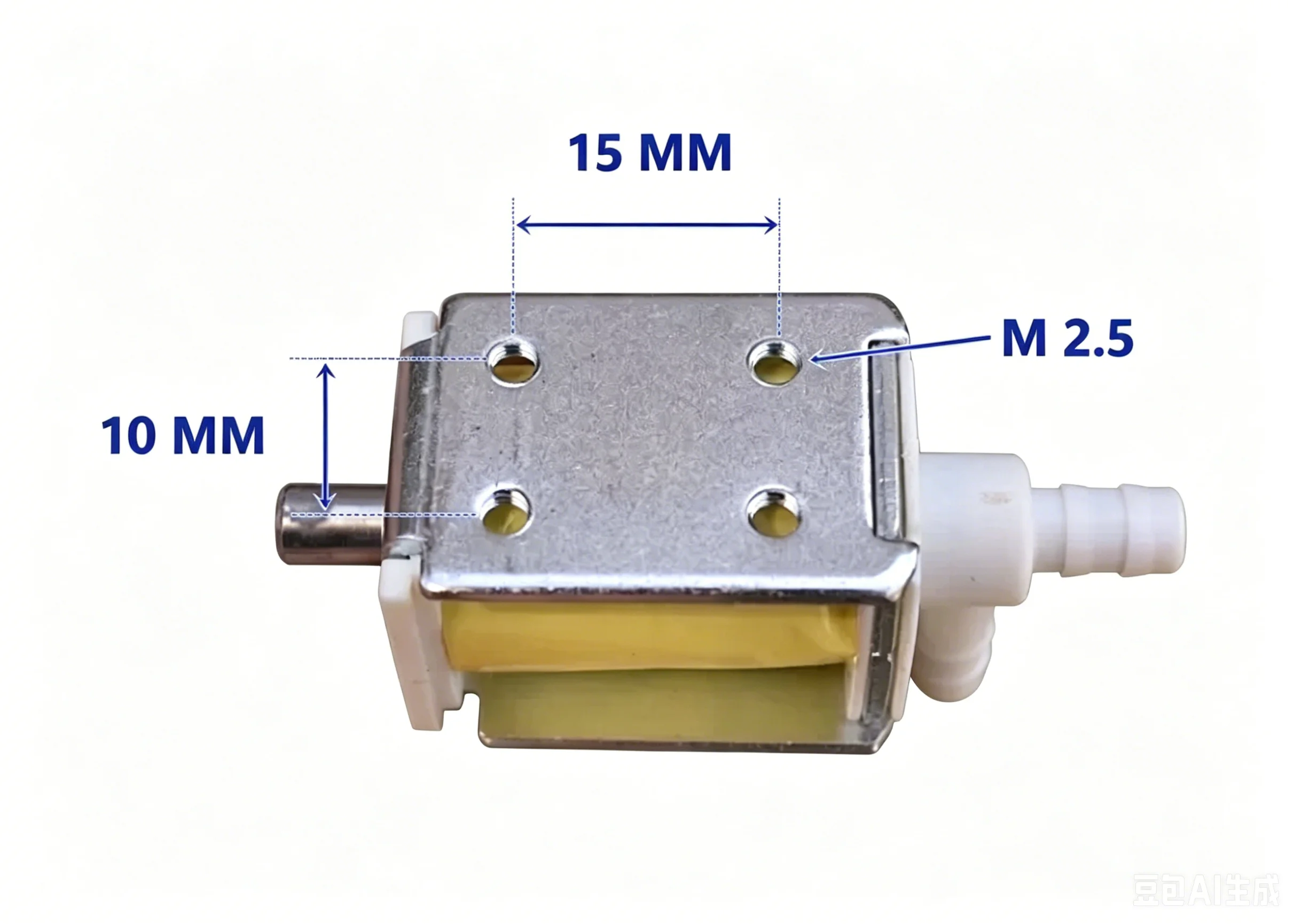 Mini 3/2 Way Solenoid Valve DC 24V NC NO Micro Pneumatic Air Valve for Massage Chair Mattress