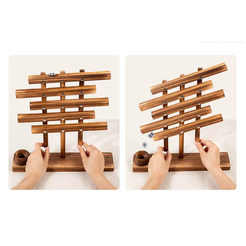 

B78B-Ball Falling, Balance, Falling Wooden Balance Ball, игры для дошкольного образования