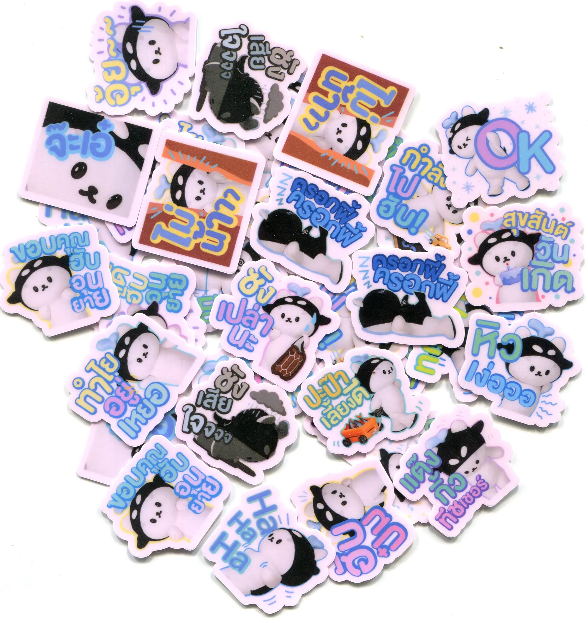 40pcs GMMTV TAYNEW POLCASAN 2-3cm diy cute STICKER