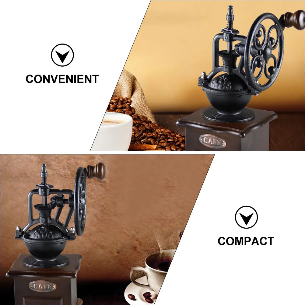 

Retro Manual Coffee Grinder Manual Mill Hand Grinders Portable Ferris Wheel Coffee Bean Grinder home Handmade Coffee Accessories