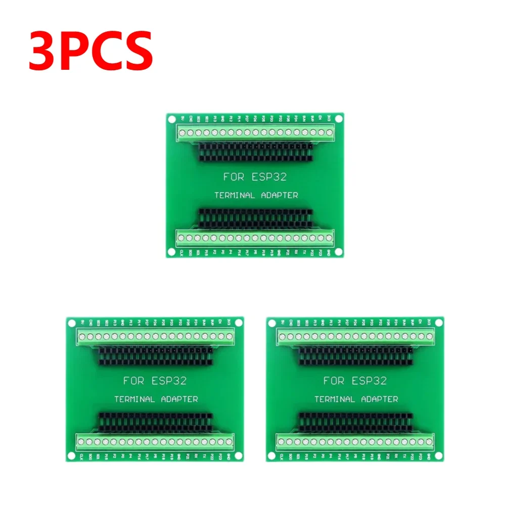 ESP32 Breakout Board 38-polig – Erweiterungsplatine Mit Stecker, Buc & Klemmleisten (3 Ausgänge