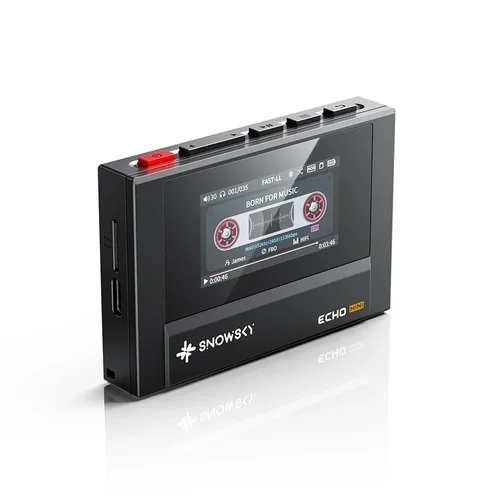 Imagen 1 del producto Nuevo Fiio Snowsky Echo Mini inalámbrico Bluetooth Mp3 Mini Walkman 8GB soporte personalizado Dsd Retro reproductor Bluetooth portátil regalo de música