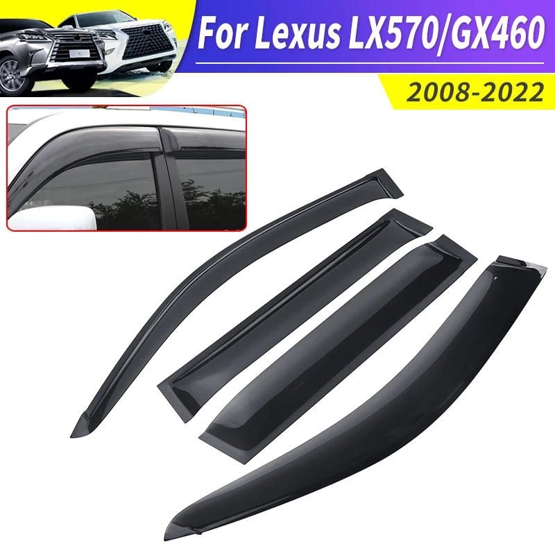 

Car Side Window Deflector For Lexus LX570 GX460 GX400 2008-2022 2021 Exterior upgraded Modification Accessories Molding Styling