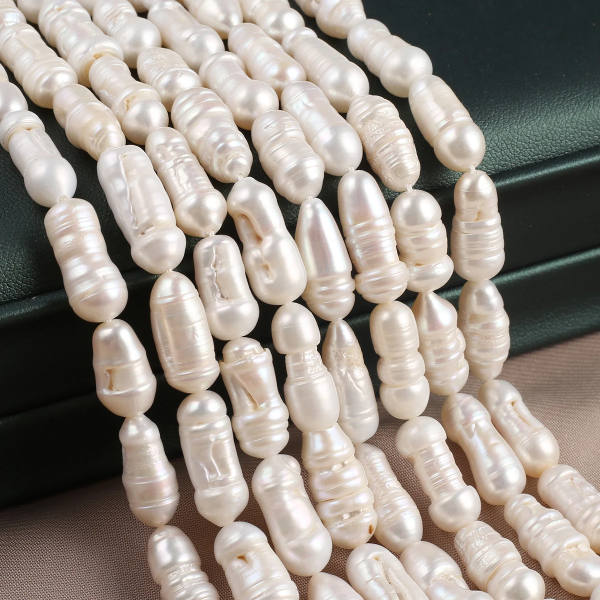 Natural Pearl Thread Bead Exquisite Shape Elegant Appearance for DIY Jewelry Making Handmade Bracelet Necklace Length 36cm