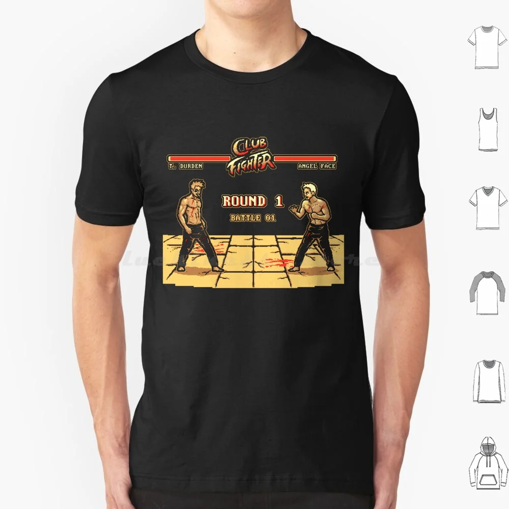 Club Fighter T Shirt Cotton Men Women Diy Print Club Fighter Most Popular Most Relevant Newest Cute Vector Cutefunny Meme