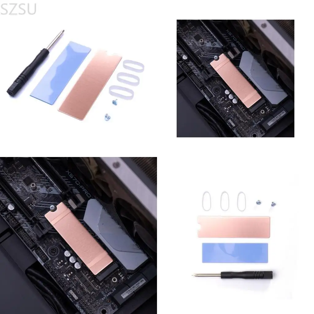

SZSU Efficient Notebook Cooling M.2 2280 SSD Heatsink M.2 Heatsink SSD Coolers