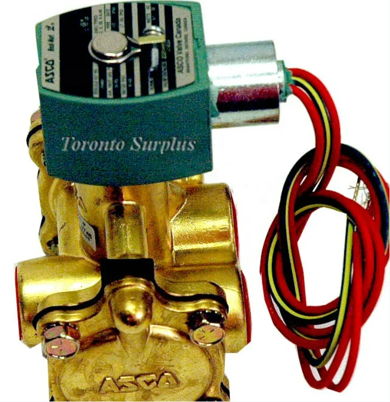 New ASCO Series 8316 Brass 120/60AC 8316G064 3-way Solenoid Valves Normally Closed Air  Water  8316G64