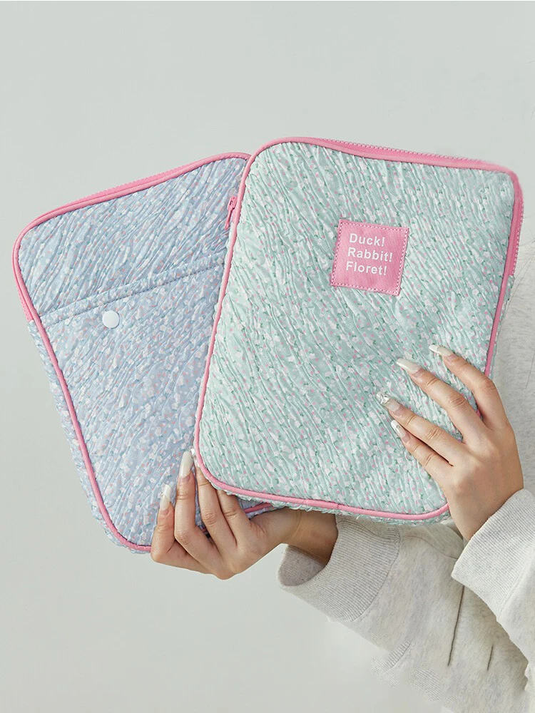 

Fashion Vintage Flower Women Tablet Sleeve Bag 9.7-11 Inch For iPad Air Pro 11 XiaoMi Samsung Huawei Shockproof Pouch Bags