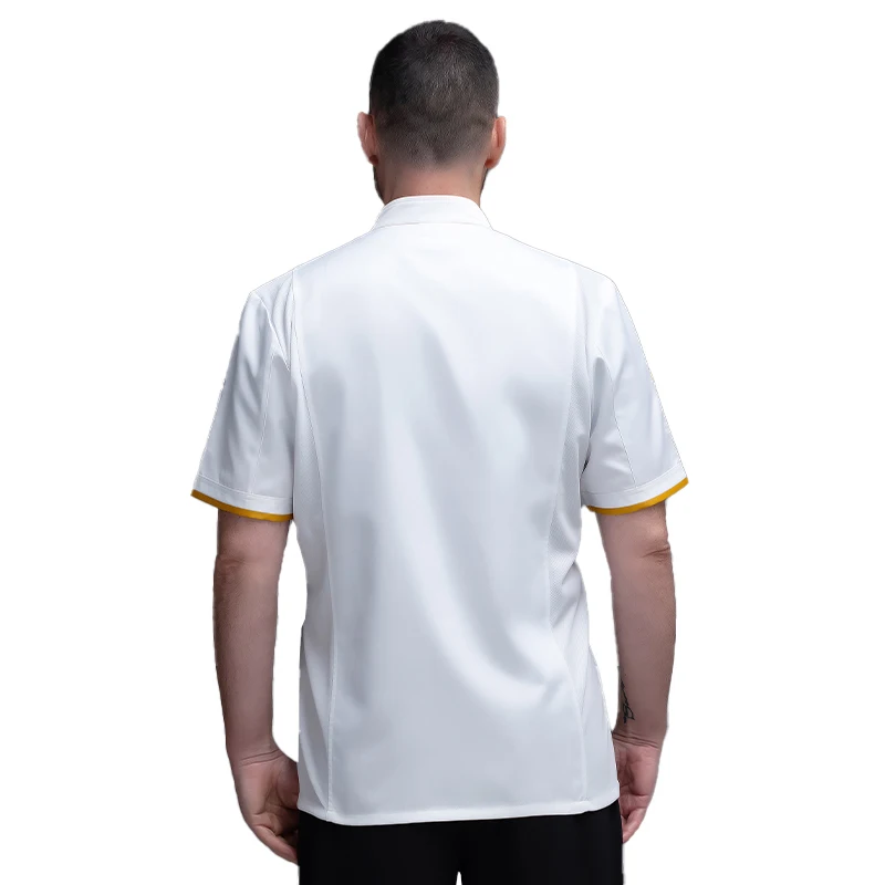 Uniforme de Chef para hombre, ropa de Chef, ropa de trabajo para restaurante, camisa de cocinero, ropa de trabajo de camarero de panadería, monos de Hotel