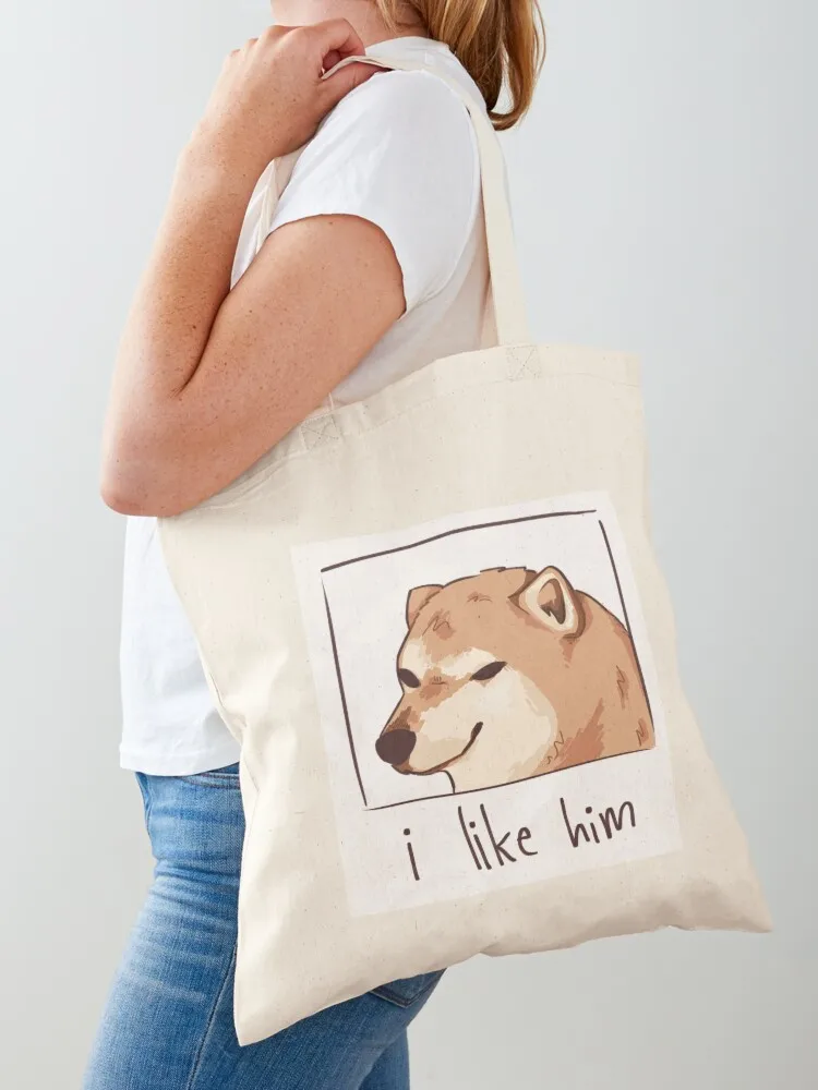 i like him Tote Bag custom tote bag Lady bag Fabric