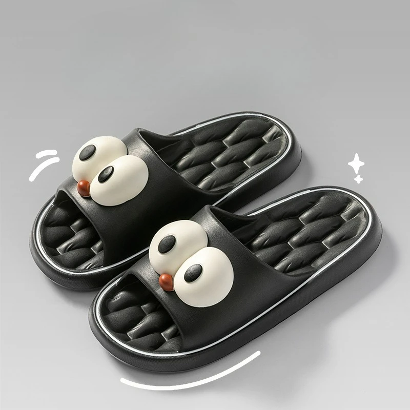 

Summer Cute Thick Sole Cloud Men's Slippers Anti-slip Odor Resistant Ultra Soft Home Indoor Outdoor Casual Slippers for Men