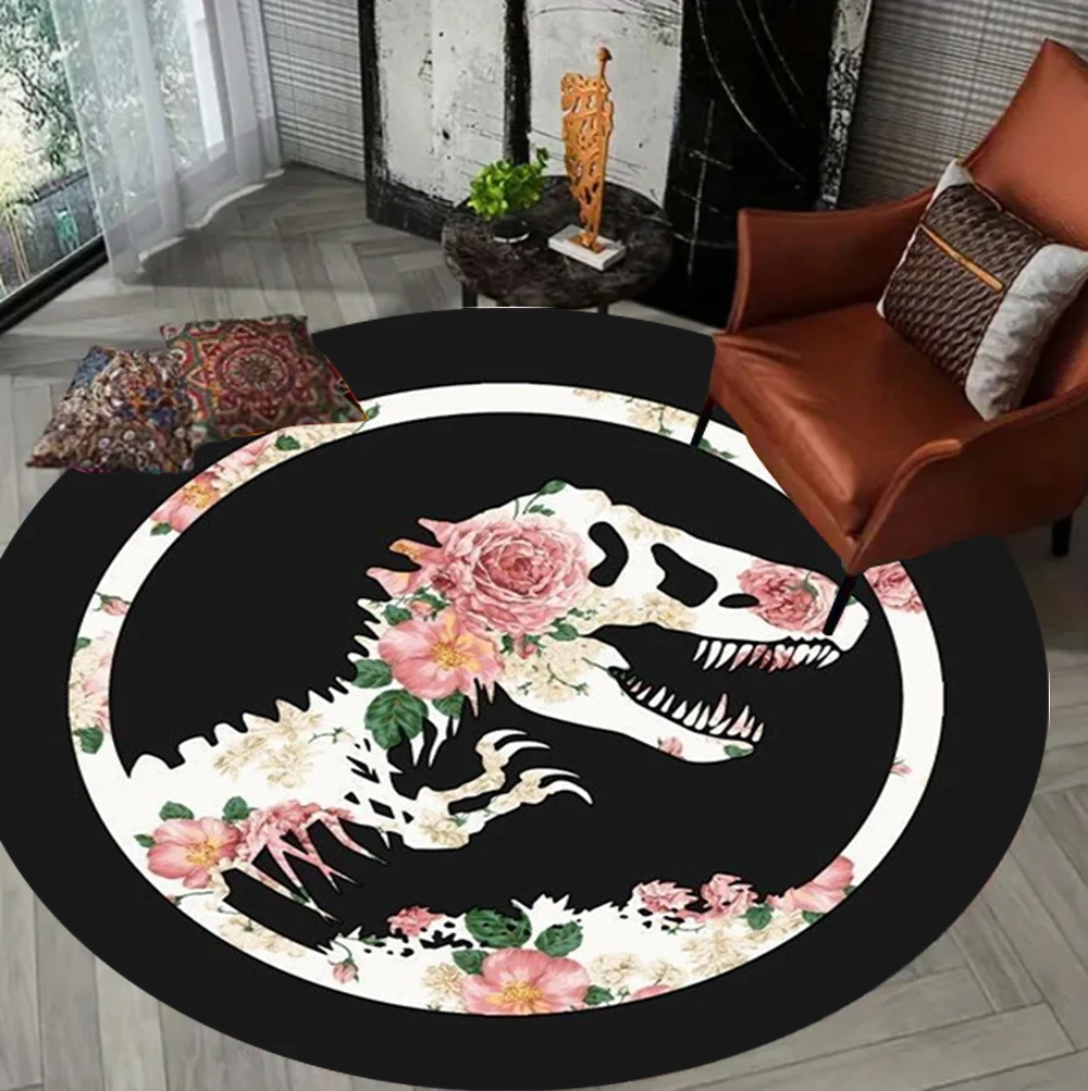 tapete-redondo-de-dinossauro-do-desenho-animado-jurassic-park-tapete-macio-para-sala-de-estar-e-quarto-decoracao-e-tapete-de-brincar-infantil