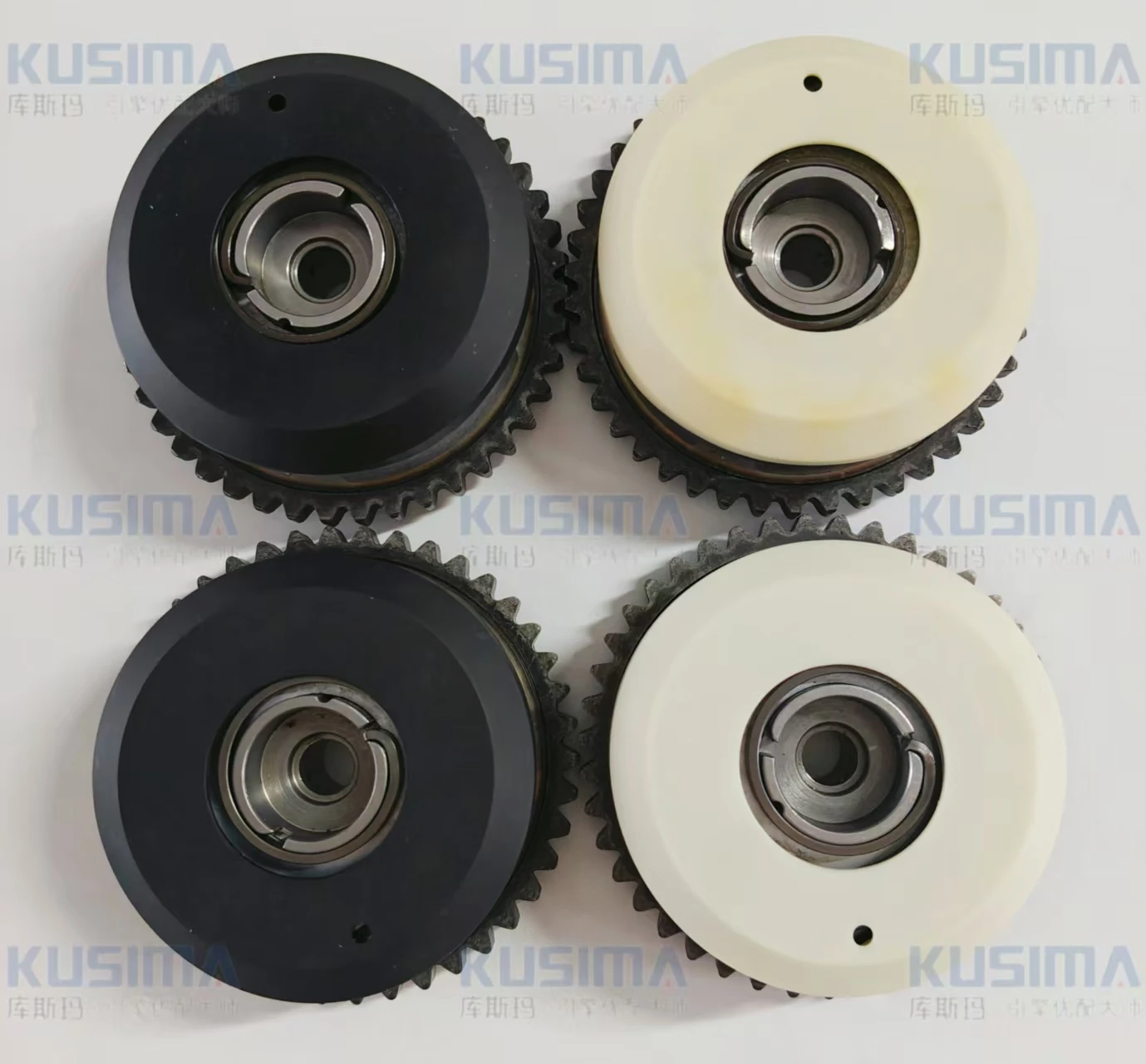 4 قطعة أسنان العجلة لعمود الحدبات المدخول والعادم لسيارات BMW N63 4.4L Vanos Vvt Gears 11367598002 11367598001 11367600085 11367600086