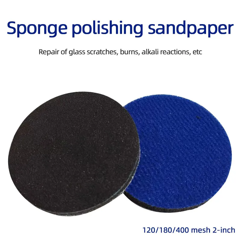 

2-inch 10-piece polishing sandpaper set, felt polishing pad, 50mm wheel, suitable for polishing and repairing scratches on autom