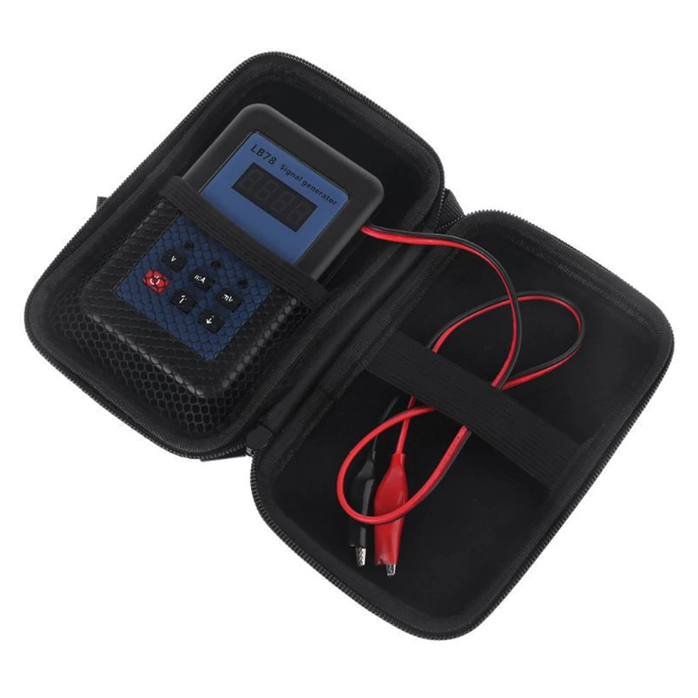 

DA Calibrator Tester 4-20mA Signal Generator Built-in Quick-break Fuse High Temperature Stability Long Standby Time