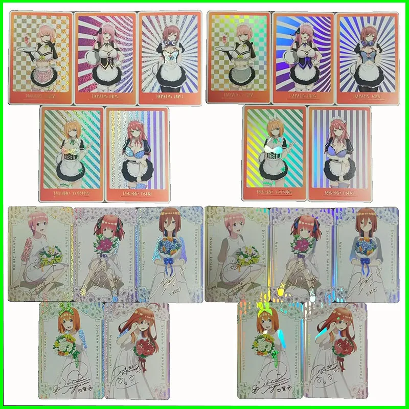 

Wife card collectible card boy game toys table game birthday gift dee anime kanzakio yirem miku nano boa premium flash card
