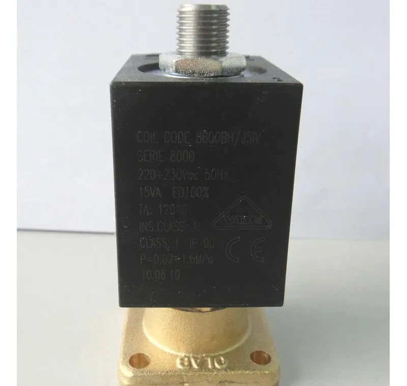 For  Flat Bleed Solenoid Valve Industrial Air Water Gas Fluid Control Switch Automation System