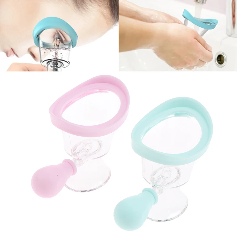 Soft Silicone Eye Wash Cups Eyes Cleaner Flushing Rinse Cups Resuable Bath Eyewash Cups For Students