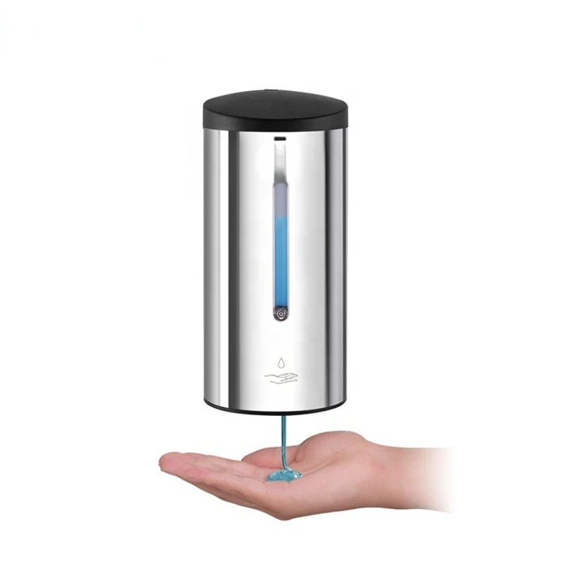 1205 304 Stainless Steel wall mounted touchless Restaurant liquid hand sanitizer Automatic Soap Dispenser