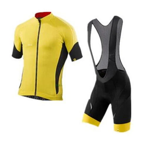 Imagen 2 del producto 2025 RCC MAVIC nuevo ciclismo comprimido verano manga corta conjunto de ciclismo de montaña de los hombres sudadera equipo ropa de ciclismo