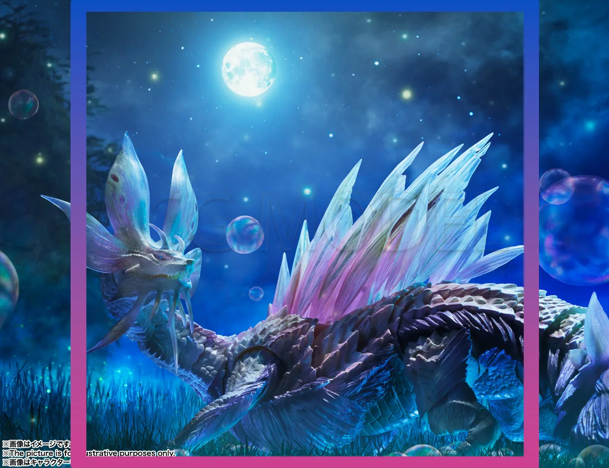 في Stork الأصلي بانداي S.H.MonsterArts SHM الوحش هنتر صعود Mizutsune أنيمي لعبة نموذج عمل الشكل هدية جمع اللعب #3