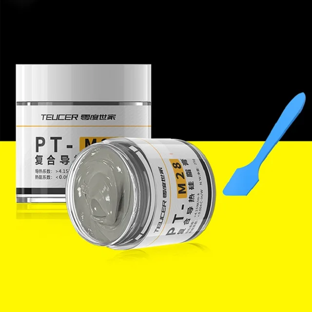 TEUCER PT-M28 Thermal Grease Composite Thermal Conductive Silicone Grease Heat Sink Compound Cpu Computer CPU Thermal Plaster 6