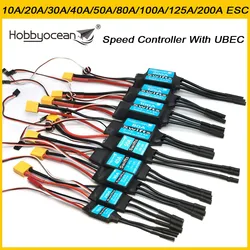 Hobbyocean 10A 20A 30A 40A 50A 80A 100A 125A 200A ESC Speed Controller With UBEC For Hobbywing Skywalker RC Airplanes Helicopter