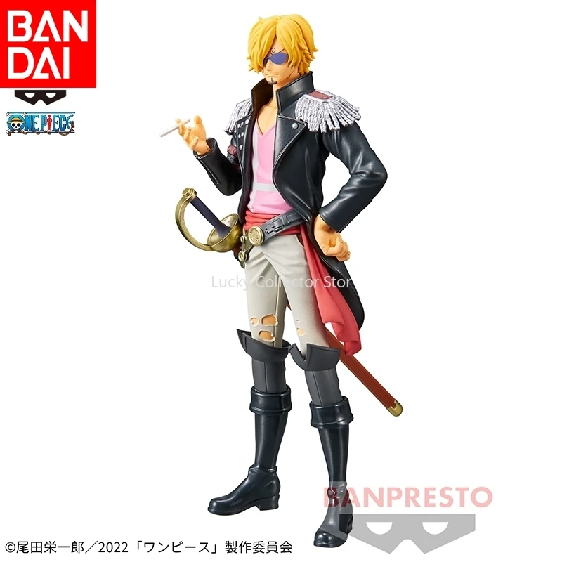 Bandai One Piece DXF RED Theatrical Edition MEN Vol.4 Sanji Hand Figure Anime Doll Model Ornament Toy Gift Genuine Spot