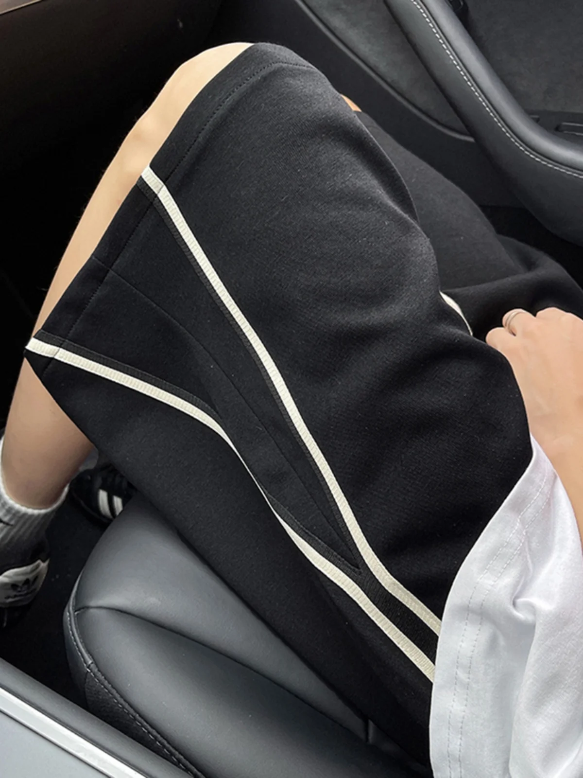 

American Sport Stripe Men's Shorts Summer Unique Design Basketball Pants Trendy Cool Streetwear Casual Sweatpants