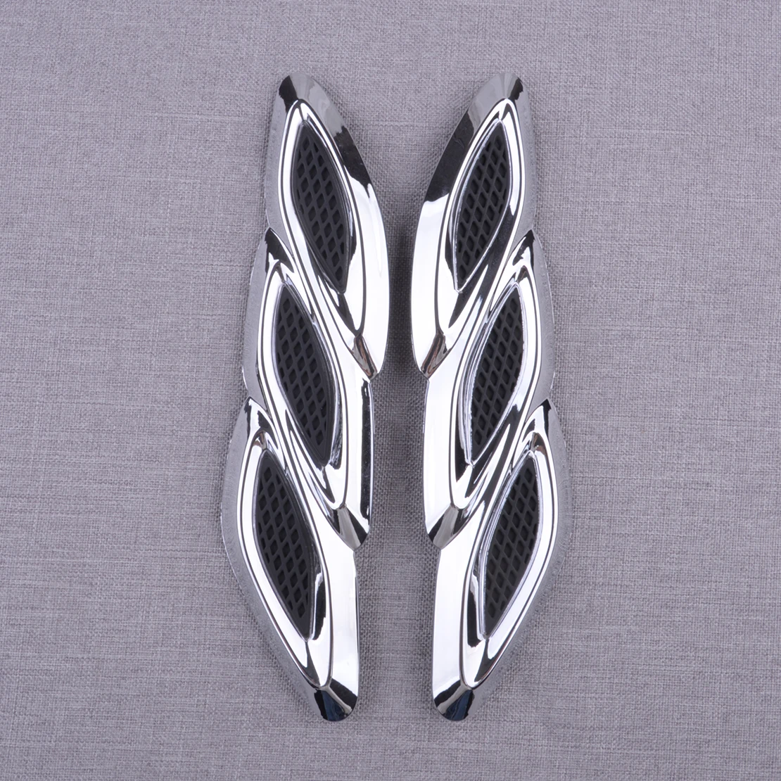

1 Pair Car Front Left Right Hood Engine Air Vent Grille Molding Trim ABS Fit for Buick Encore 2015 2014 2013 New
