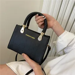 Women's Bags Trend Handbags Simple Braided Handle Designer Luxury Crossbody Bags Female Totes Shoulder Handbags for Women