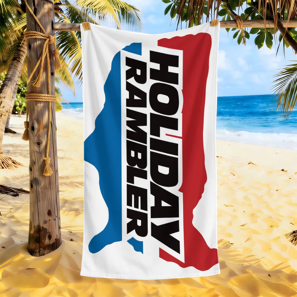 Ultra Large Beach Towel 80x160cm Summer Resort Pool Towel Funny Holiday Hamper for Beach Vacation Picnic