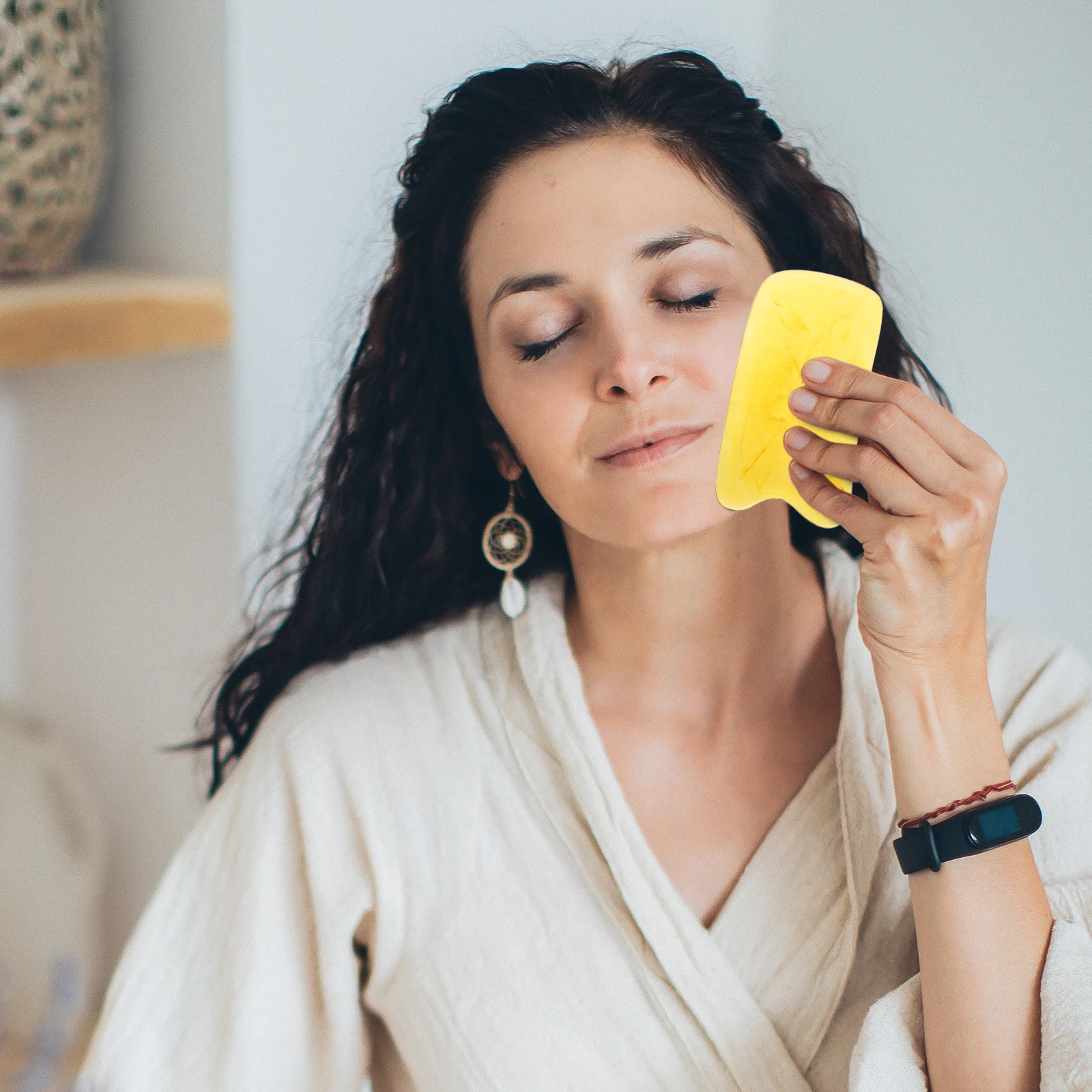 

8 шт., набор массажных скребковых пластин из пчелиного воска, инструменты для массажа лица и тела, улучшение кровообращения триггерной точки, акупунктурная терапия