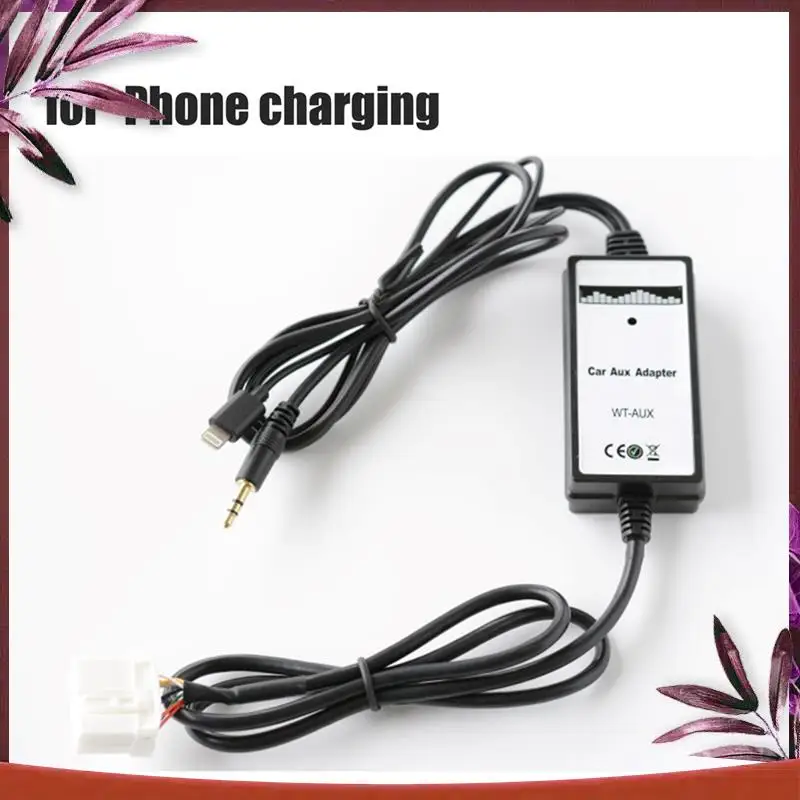 

AUX Adapter 3.5Mm AUX Interface CD Changer With For IPHONG Charging For Honda Accord Pilot S2000 Civic CRV