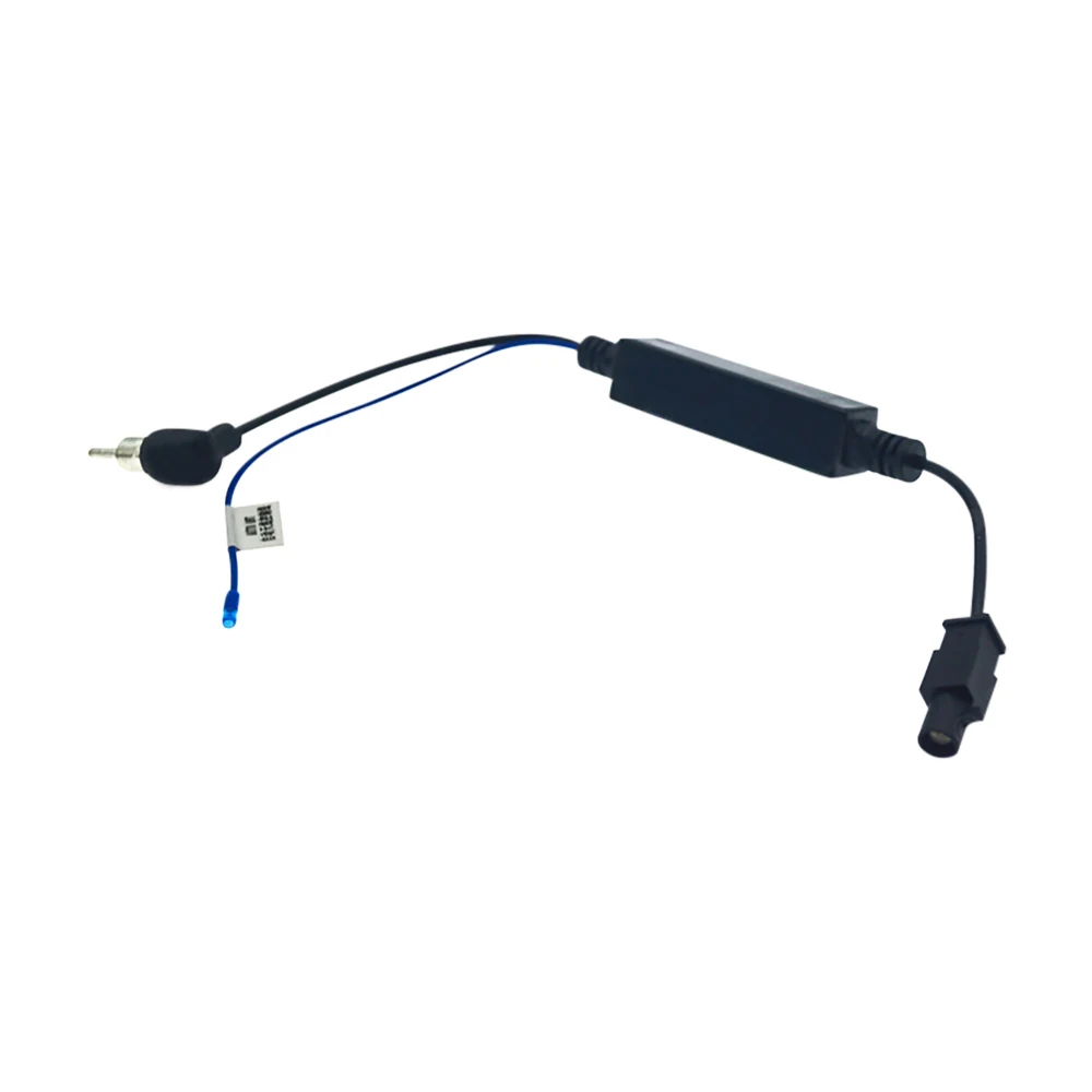NEWEST Car Radio Antenna Aerial Adaptor For Volkswagen Audi Citroen Ford Renault Bent Plug Cable Fakra Male Connector Amplifier