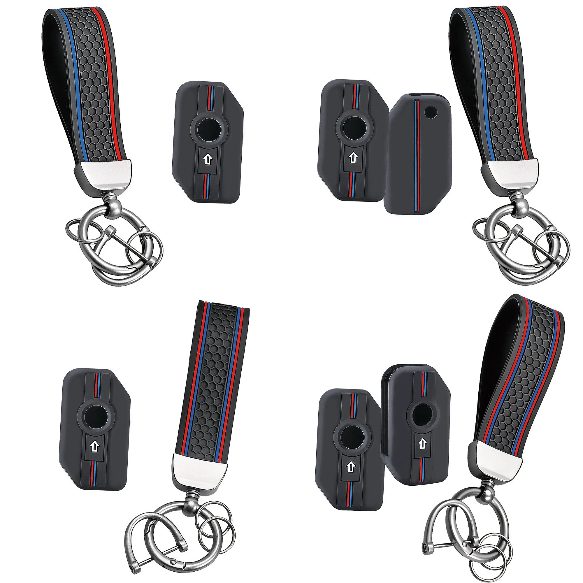 For BMW K1600 R1250GS S1000R XR 2021-2022 Silicone Key Fob Cover Remote Shell Case Holder