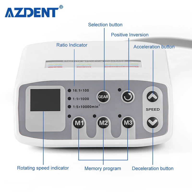 Micro moteur électrique sans balais à LED dentaire de haute qualité