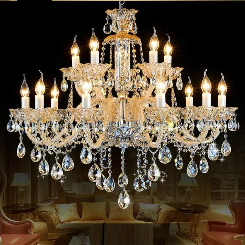 Chandelier Lighting Modern Crystal Lights Export K9 Crystal Chandelier Candle Chandeliers Crystal Villa Living Room Chandelier