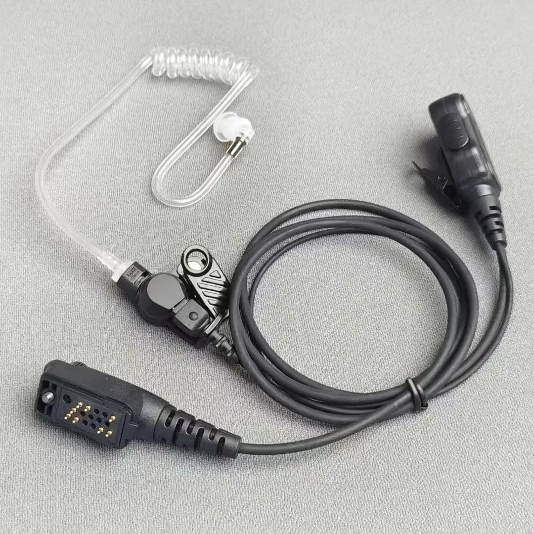 THR8 TH1N European aerospace AIRBUS CASSIDAN AIRBUS walkie-talkie headphone with McEar hanging air tube headphone cable transpar