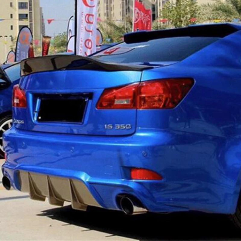 

For R Style Real Carbon Fiber Spoiler Accessories OLD Lexus IS Series Car Trunk Tail WING Body Kit 2006-2012 Year