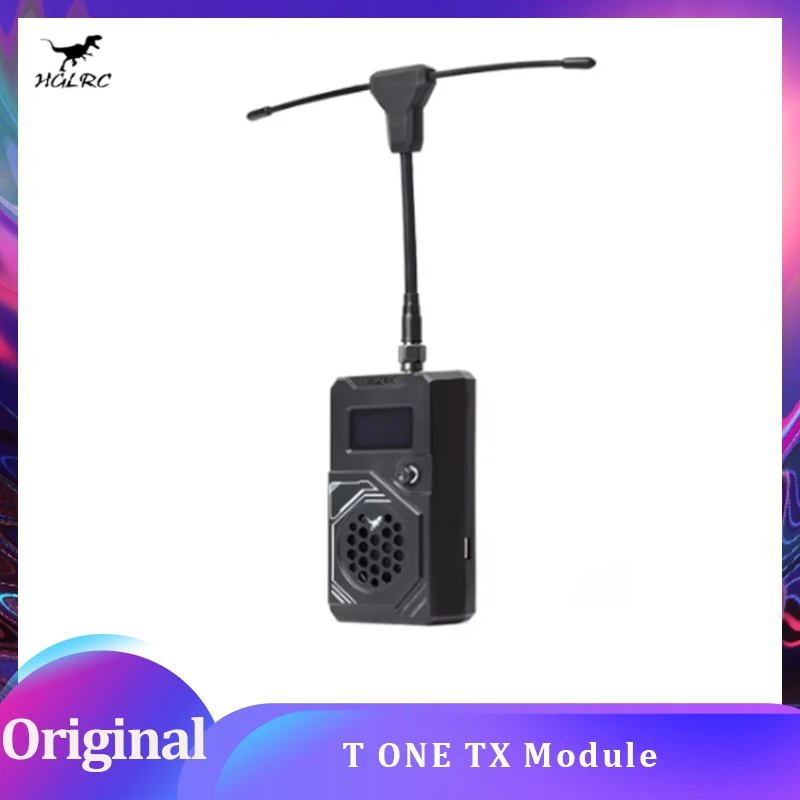 

HGLRC T ONE TX Module ELRS 915Mhz 2W High Power 868-915MHz FCC 3-6S Wide Transmission Distance for FPV Long Range Racing Drone